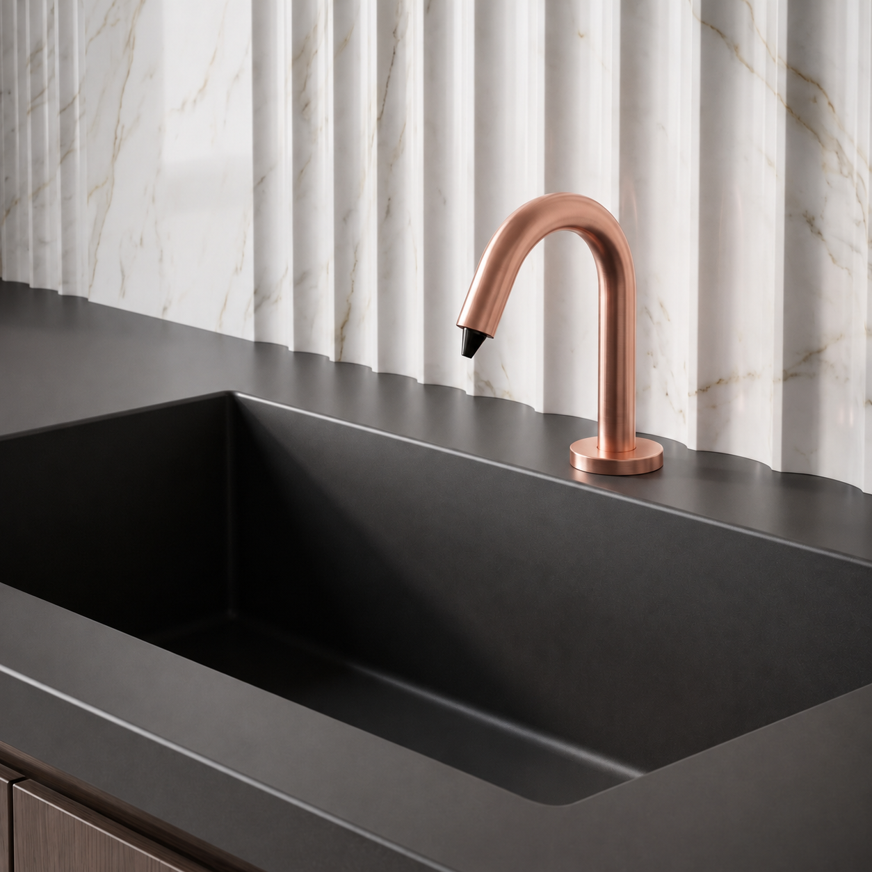 Automatic soap dispensers for shopping mall restrooms